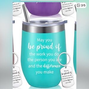 Teal Inspirational Tumbler